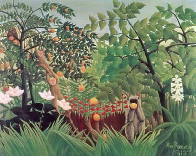 Paisaje exótico de Henri Rousseau